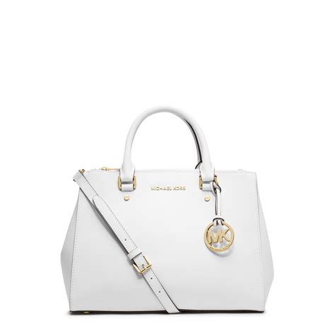 white leather michael kors purse|michael kors off white handbag.